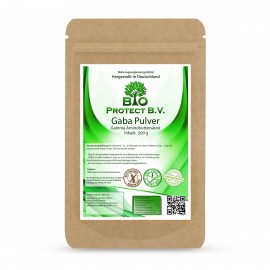 Gaba Pulver 500g - Gamma Amino-Buttersäure 100% ohne Zusätze oder Trennmittel
