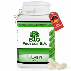 L-Lysin 500 mg - 120 Kapseln - Bio Protect