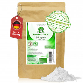 L- Arginin Base Pulver 1/2 Kilo (500 Gramm) ohne Zusatzstoffe - Bio Protect BV