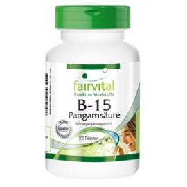 B-15 - Pangamsäure 125mg - 60 Kapseln - N, N-Dimethylglycin - Fairvital